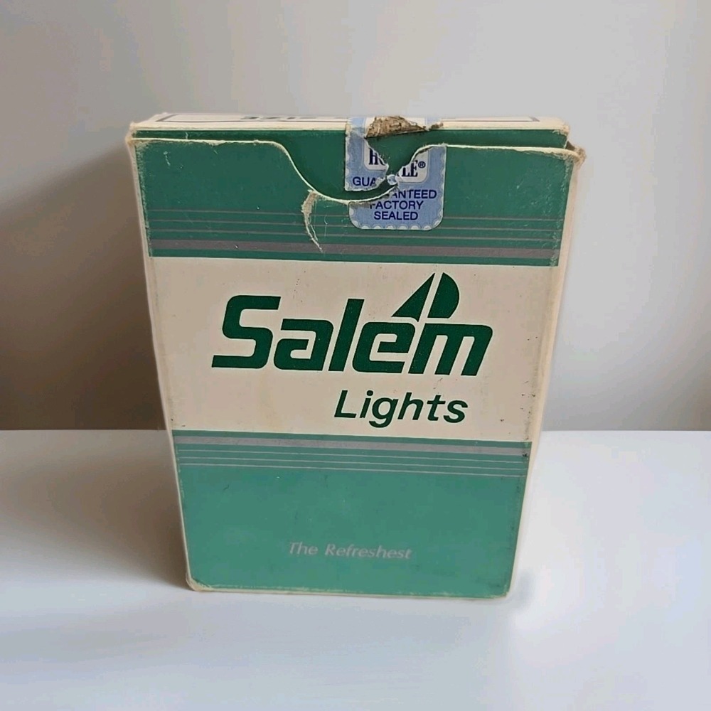 Vintage Salem Lights Playing Card